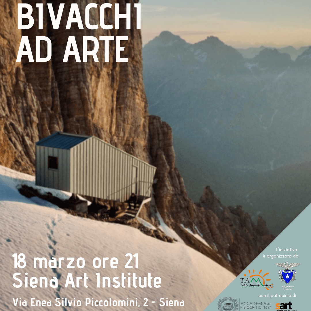 Bivacchi ad Arte - a cura della commissione TAM del CAI di Siena al Siena Art Institute