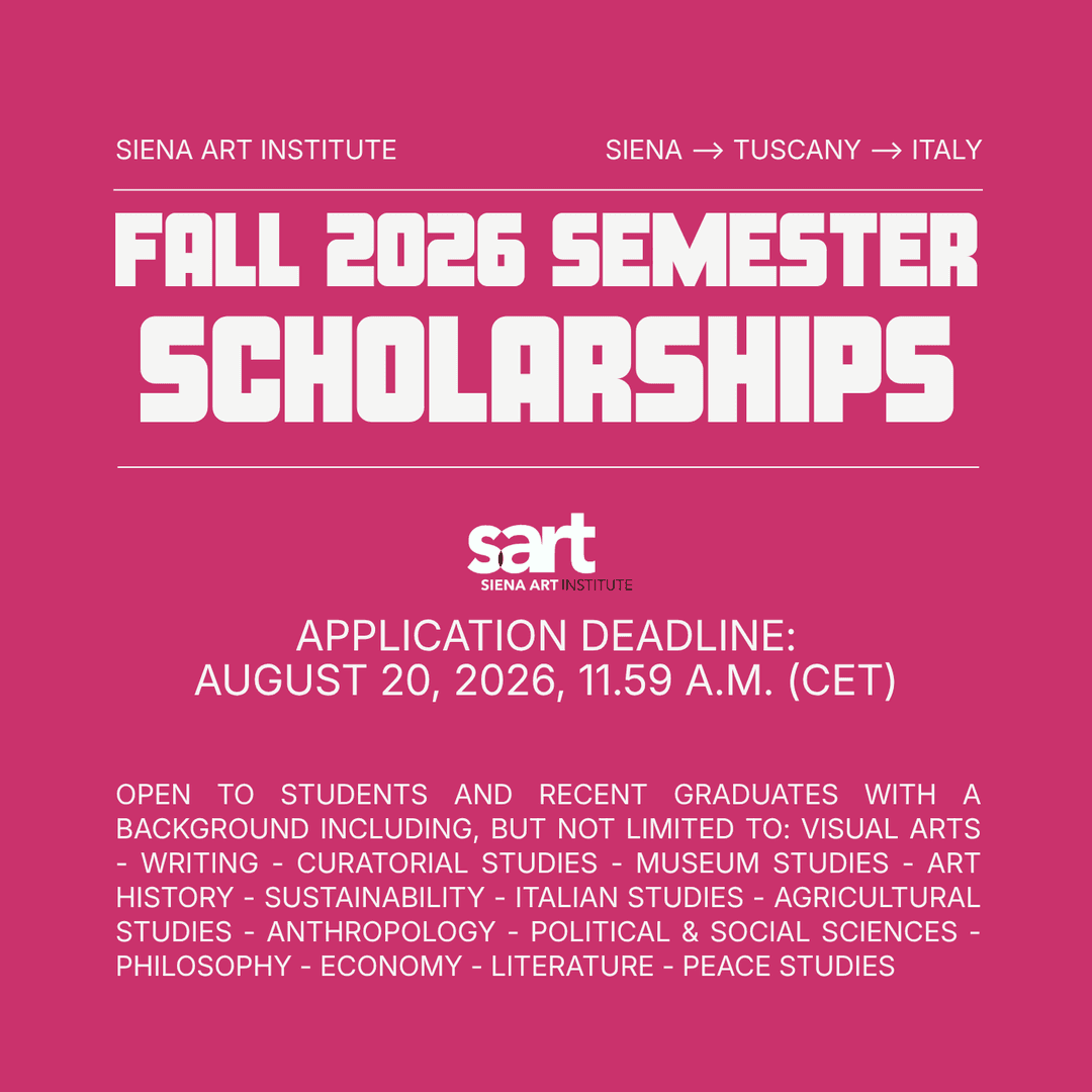Fall 2026 scholarship OPEN CALL