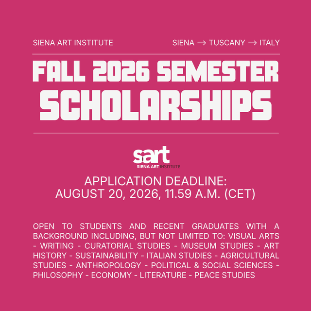 Fall 2026 scholarship OPEN CALL