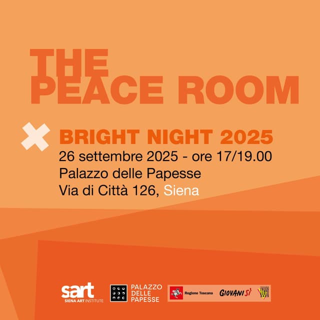 Siena Bright Night: The Peace Room artists open a conversation on Care at the Papesse Palace