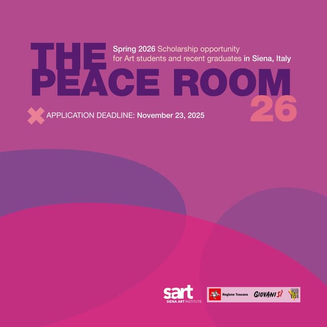 New Scholarship: THE PEACE ROOM